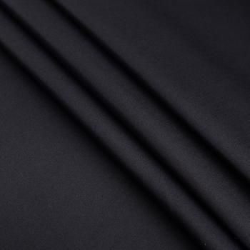 Коттон стрейч 063-20381 черный однотонный