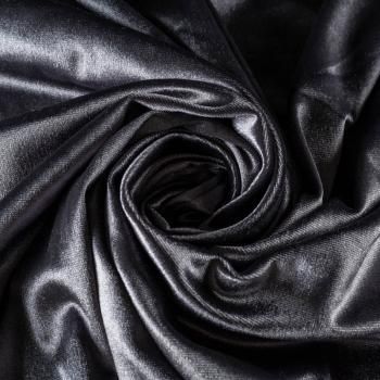 Бархат-лайкра К33-573 серый однотонный