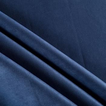 Замша-джерси 018-02361 синий однотонный