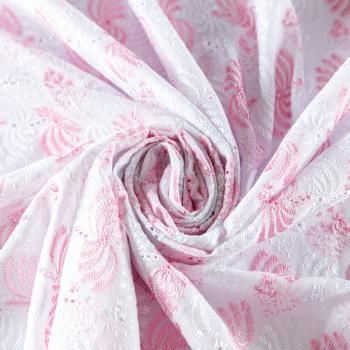 Шитье 067-08074 белый с вышивкой