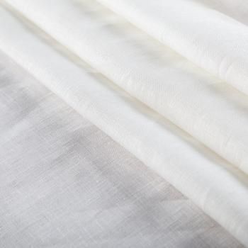 Лен-вискоза 035-20230 молочный однотонный