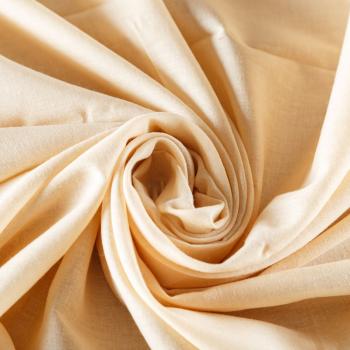 Хлопок-вуаль 063-07410 соломенный однотонный