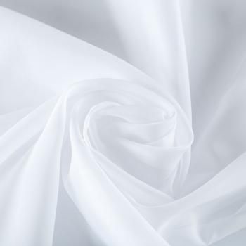 Тюль капрон негорючий 03-01-05044 белый однотонный