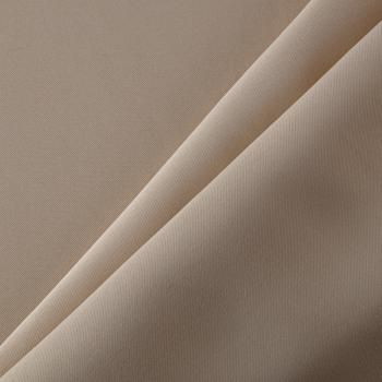 Ткань портьерная L-300 см негорючая блэкаут 10-02-13694 кремовый однотонный
