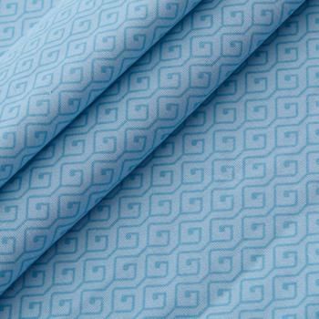 Бязь ш.220 см 007-13837 голубой принтованный