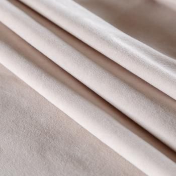 Ткань мебельная микровелюр 22-02-08965 айвори однотонный