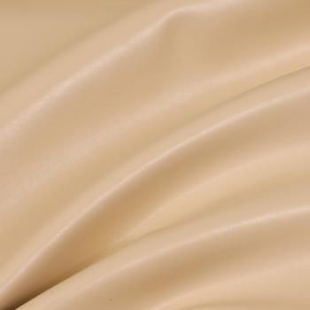 Ткань мебельная экокожа 22-02-10587 сливочный однотонный