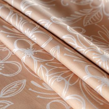 Ткань портьерная жаккард Т365-02-28 карамельный