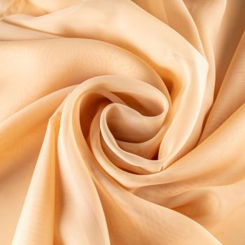 Тюль капрон с утяжелителем h-300 см Т155-03-06 светло-терракотовый однотонный