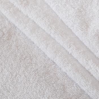 Полотно махровое ш.220 см 007-18028 белый однотонный