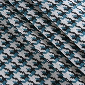 Трикотаж 056-11760 бирюзово-молочный