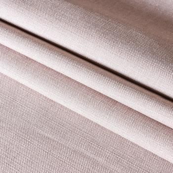 Ткань портьерная лен h-300 см 05-02-11506 пудровый однотонный