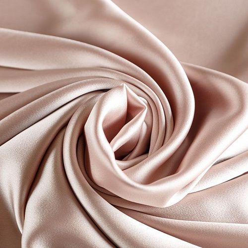 Сатин 001-06986 пудровый однотонный