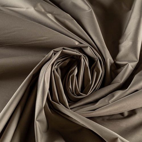 Ткань плащевая К33-601 серо-бежевый однотонный