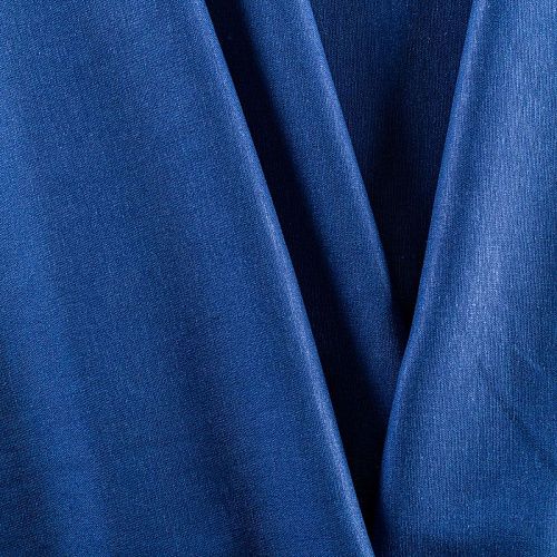 Лен-вискоза 035-01490 джинсовый синий однотонный