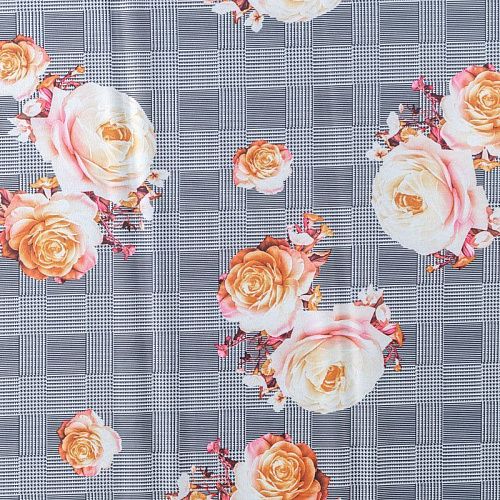 Вискоза "Лоренцо" 036-08336 белый принтованный