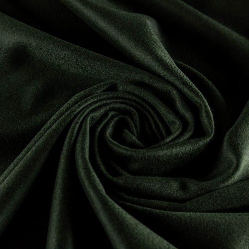 Ткань пальтовая К31-194 хвойный зеленый однотонный