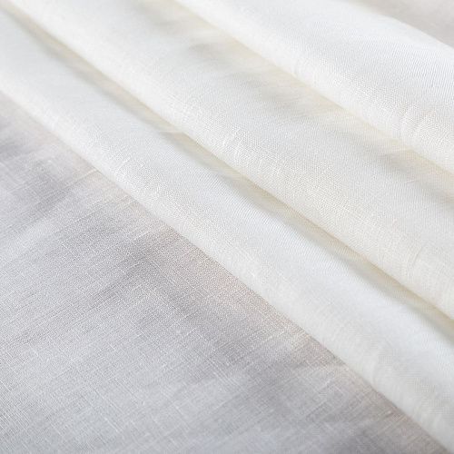 Лен-вискоза 035-20230 молочный однотонный