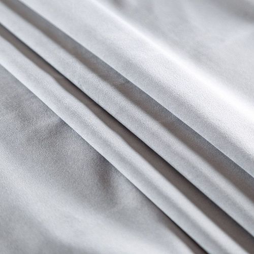 Ткань мебельная микровелюр 09-02-08953 серый однотонный