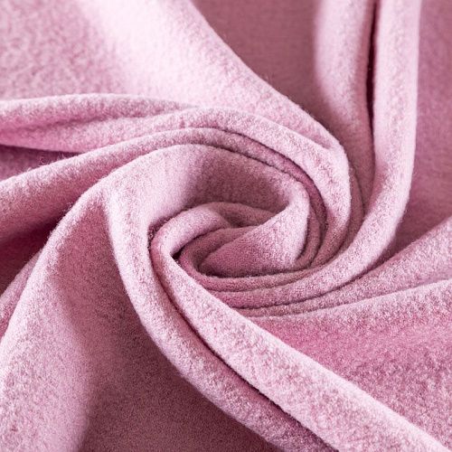 Букле К20-530 розовый однотонный