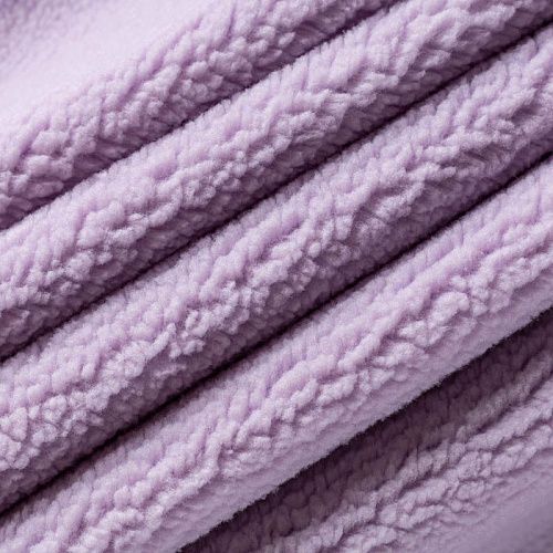 Мех искусственный К30-121 лавандовый однотонный