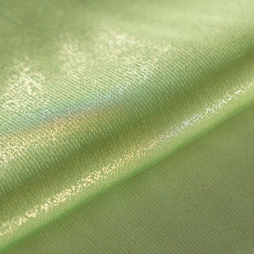 Шифон с напылением 068-09625 лаймовый однотонный