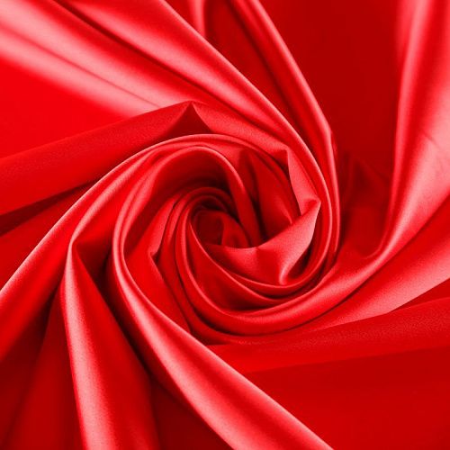Сатин стрейч 001-07808 красный однотонный