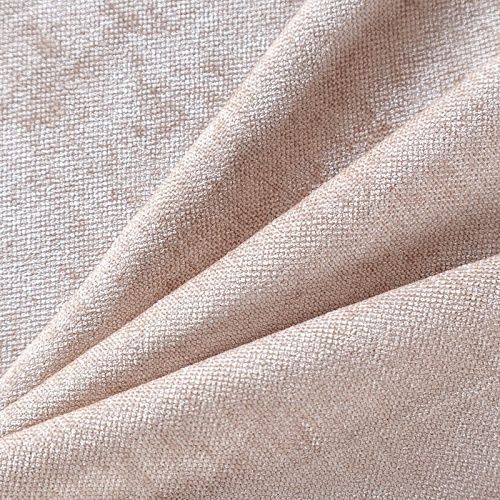 Ткань портьерная шенилл h-300 см 21-02-00087 бежевый однотонный