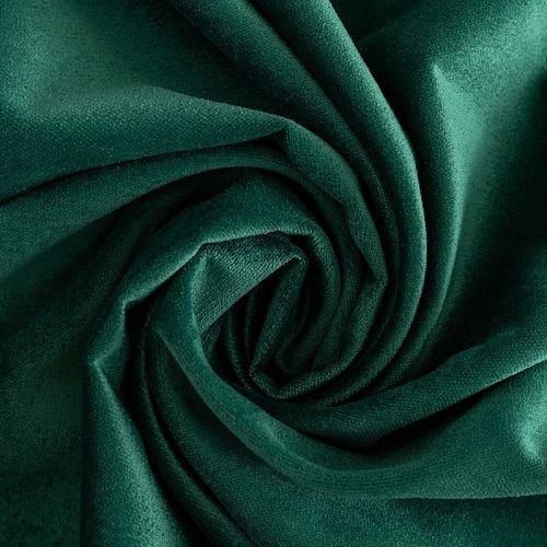 Ткань портьерная бархат 507-02-06 изумрудный однотонный