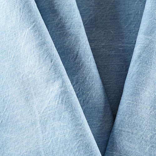 Джинс 015-08110 светло-голубой вареный однотонный