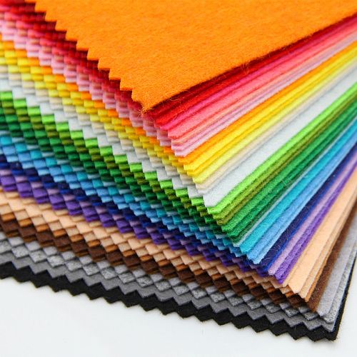 Фетр К33-496 бежевый однотонный