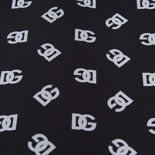 Тафта 051-11735 черный принтованный