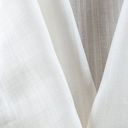 Лен-вискоза 035-08497 молочный жаккардовый