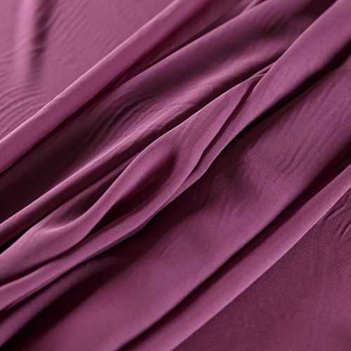 Шифон К28-041 сливовый однотонный