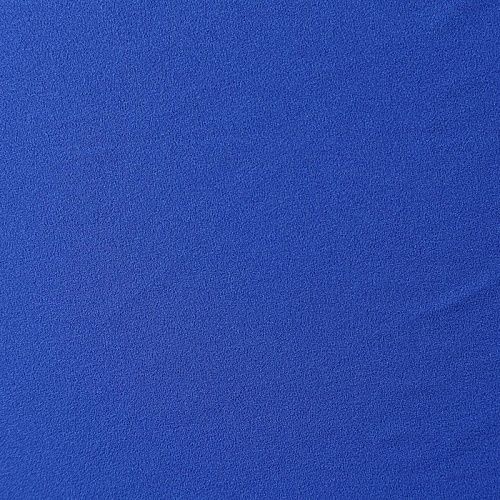 Крепдешин синтетический 029-08880 васильковый однотонный