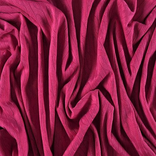 Трикотаж 056-10485 фуксия однотонный