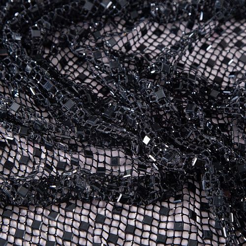 Сетка со стразами Swarovski 050-19872 черный