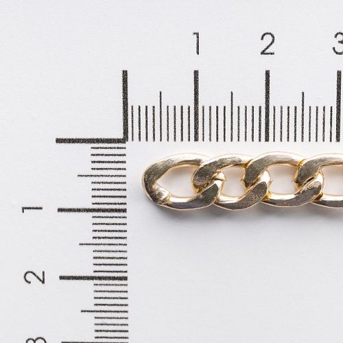 Цепь декоративная 8 мм металл 34-8-под золото 