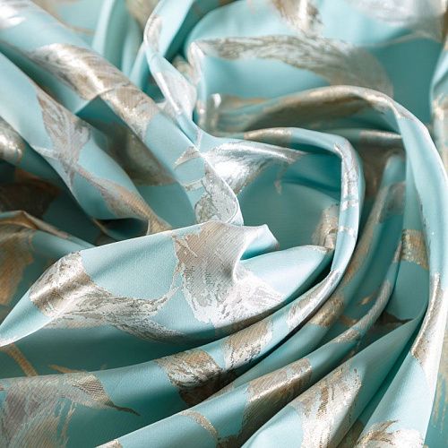 Парча 041-06452 мятный/золото