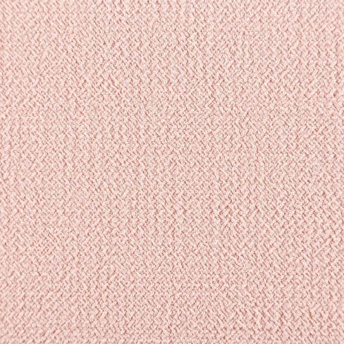 Креп на дублерине 026-06221 пудрово-розовый однотонный