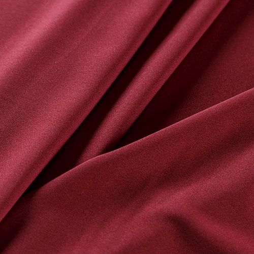 Крепдешин синтетический 029-07364 бордовый однотонный