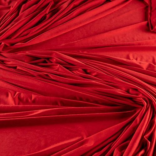 Лайкра "Кожа ангела" К33-937 красный однотонный