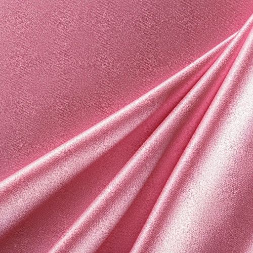 Кади креп-атлас 001-06640 розовый однотонный