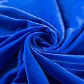 Бархат 002-01188 синий электрик однотонный