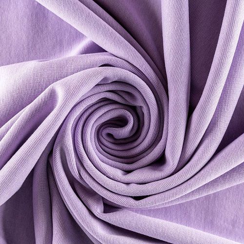 Трикотаж бесшовный (Рибана) К36-043 лавандовый однотонный