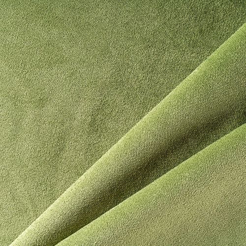 Ткань портьерная бархат 09-02-00278 весенний зеленый однотонный