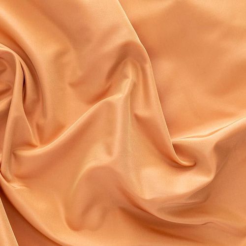 Ткань портьерная тафта h-295 см Т371-02-105 карамельный однотонный