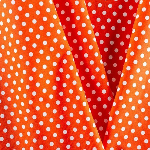 Хлопок 063-01347 мандариновый принтованный