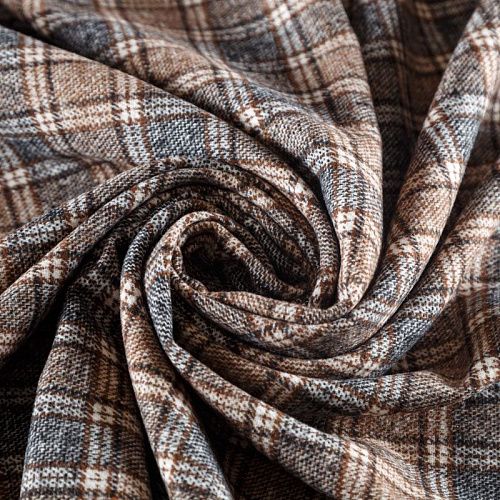 Твид 052-05369 бежево-серый