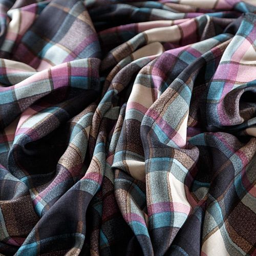 Штапель 069-08315 молочный принтованный